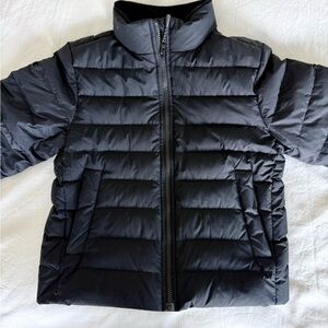 Athleta Kids Black Puffer Jacket - Size M/8-10